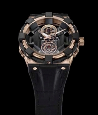 Concord    ,     C1 BlackSpider Tourbillon Rose Gold. 